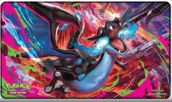 Charizard MEGA X UPC - Rubber Playmat - Pokemon Phantasmal Flames - Image 1