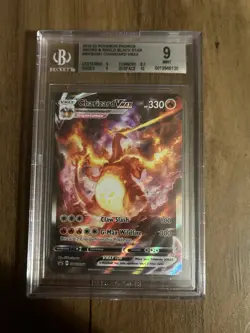 Pokemon TCG Charizard VMAX Promo Beckett 9 Mint SWSH261 - Image 1
