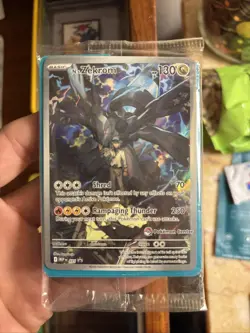Centered N’s Zekrom Pokemon Center Stamped Ascended Heroes ETB Promo Sealed! - Image 1