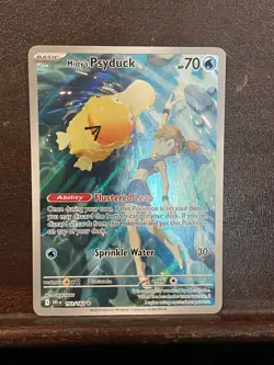 Misty's Psyduck 193/182 Illustration Rare Destined Rivals Pokemon Holo - Image 1