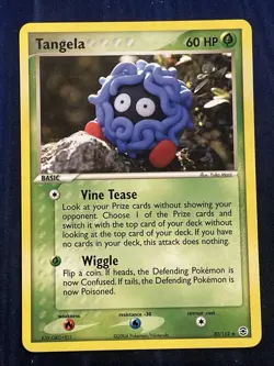 Pokemon TCG Tangela Rare 30/112 FireRed & LeafGreen Regular 60 HP English 2004 - Image 1