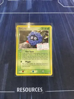 Pokemon TCG Tangela Rare 30/112 FireRed & LeafGreen Regular 60 HP English 2004 - Image 3