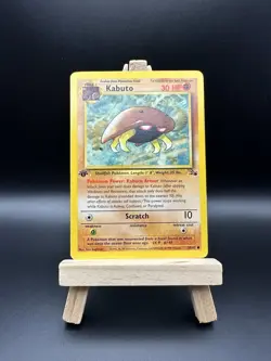 Kabuto 50/62 1st edition Pokemon Fossil Common MP - Image 1