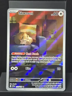 Pokemon Skwovet Scarlet & Violet Base Set Illustration Rare NM 222/198 - Image 2