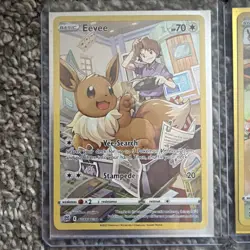 Pokemon Brilliant Stars Eevee Trainer Gallery Ultra Rare Holo #TG11/TG30 NM Lot - Image 2