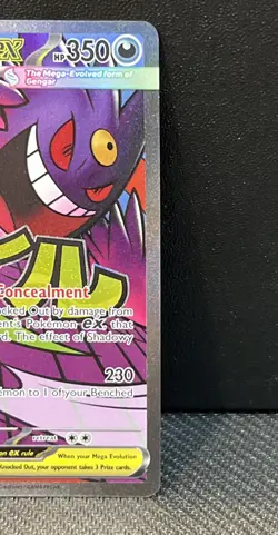 Mega Gengar ex 269/217 Mega Attack Pokemon Ascended Heroes NM - BEAUTIFUL 🌟 - Image 2