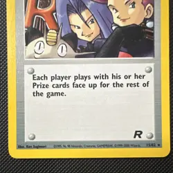 Wizards of the Coast Pokemon TCG Here Comes Team Rocket! 15/82 Rare Holo EN 2000 - Image 4
