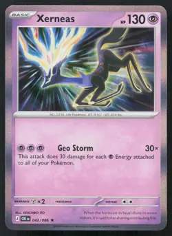 Xerneas R Chaos Rising ME04 042/086 Pokemon NM 2026 - Image 1