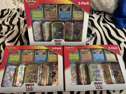 Pokemon Scarlet & Violet 151 Mini Tins 5 Pack Sealed Bundle Box Pokemon - Image 2