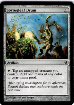 MTG Springleaf Drum Lorwyn Common #261 - Image 1