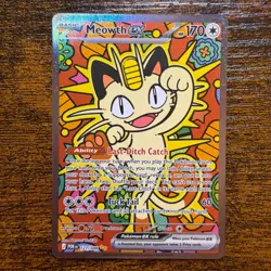 Pokemon TCG Meowth ex 121/088 - Image 1