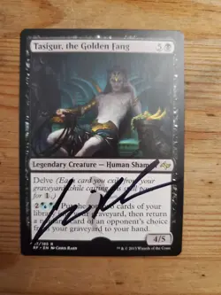 Mtg Tasigur The Golden Fang Ap Artist Proof Signed By Artist - Image 1