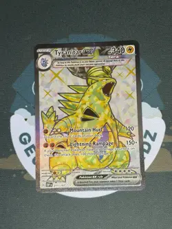 Pokemon TCG Tyranitar EX 211/197 Full Art Ultra Rare Obsidian Flames Near Mint - Image 1