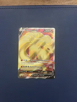 Ninetales V 177/192 - Rebel Clash - Full Art - Ultra Rare - Pokemon TCG - NM!! - Image 1