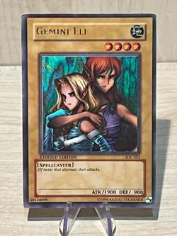 YuGiOh - Gemini Elf - IOC-SE1 - Limited Edition - Ultra Rare - X3 - Image 4