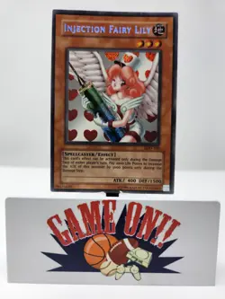 YuGiOh Injection Fairy Lily LOD-100 Unlimited Secret Rare MP - Image 1