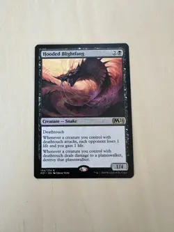 MTG *Core 2021 M21* RARE SLEEVED- x1 Hooded Blightfang NM - Image 1