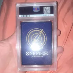 Bandai One Piece OP12-119 Bartholomew Kuma Secret Rare Holo PSA 10 EN 2025 - Image 2