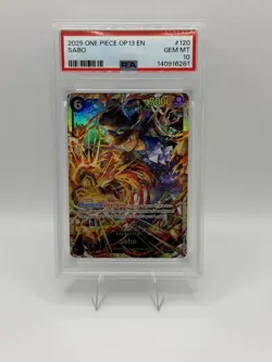 One Piece Sabo OP13-120 SEC English PSA 10 - Image 1