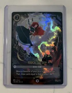 Disney Lorcana Touch the Sky 240/204 Enchanted Foil Action - The First Chapter - Image 1