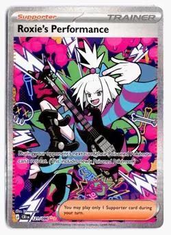 Roxie's Performance 121/086 Holo Chaos Rising Pokemon NM - Image 1
