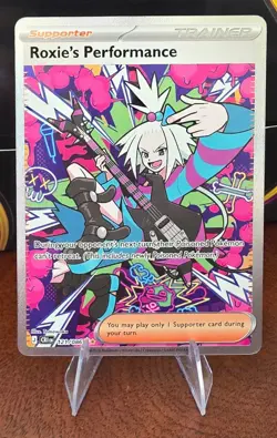 Roxie's Performance 121/086 Holo Chaos Rising Pokemon NM - Image 1