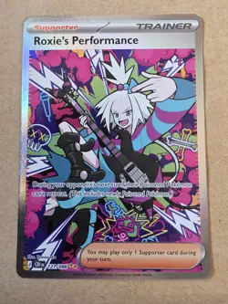 Roxie's Performance 121/086 Chaos Rising Special Illustration Rare Pokemon TCG - Image 1