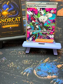 Roxie's Performance Pokemon TCG Card - Chaos Rising SIR 121/086 - English NM - Image 1