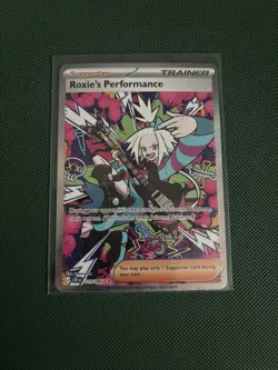 Pokemon TCG: Roxie's Performance 121/086 Chaos Rising Full Art Trainer - Image 1