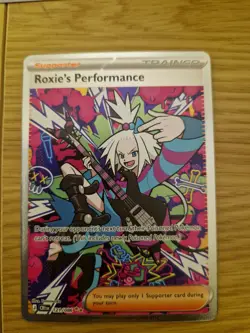 Roxie's Performance SIR 121/086 Chaos Rising Pokemon Card SAR - Image 1