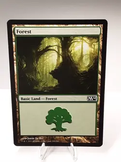 MTG - M14 - Forest - #248 - Lightly Played - Image 1