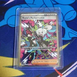 Pokemon TCG Roxie's Performance 121/086 SIR Chaos Rising - Image 1