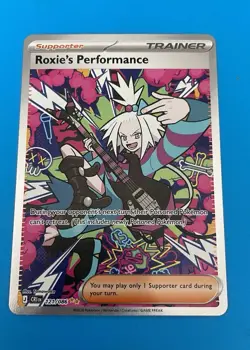 Pokemon TCG Roxie's Performance 121/111 SIR chaos rising - Image 1