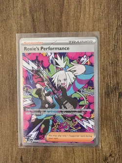 Roxie's Performance SIR 121/086 Pokemon TCG Card Chaos Rising English - Image 1