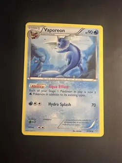 Pokemon TCG Vaporeon Ancient Origins 22/98 Regular Uncommon - Image 1