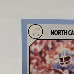 RARE Collegiate Collection 1990 UNC Tar Heels Lawrence Taylor #4 Auto SWAU Cert - Image 2