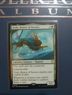 Toski, Bearer of Secrets Commander: Bloomburrow Regular - Image 1