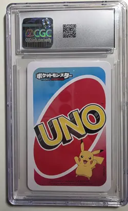 Charizard Pokemon Pocket UNO Blue Card #4 2021 Japanese CGC 10 - Image 2