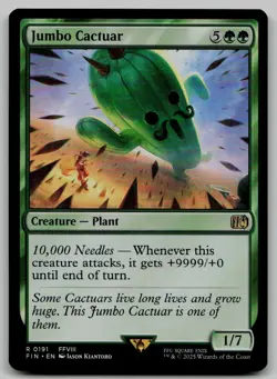 Jumbo Cactuar R FINAL FANTASY 191 NM - Image 1