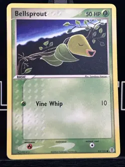 Pokemon EX Fire Red & Leaf Green 53/112 Bellsprout Card Regular 2004 - Image 3