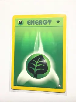 GRASS ENERGY - 108/111 - 1st Edition Neo Genesis - Pokemon Card - NM - Image 1