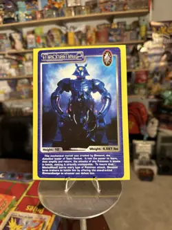 Vintage 2001 Pokemon Live! The Musical MechaMew2 Mewtwo Jumbo Promo Card - Image 1