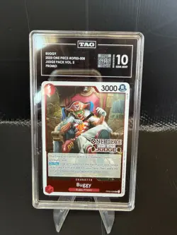 Buggy OP03-008 Judge Pack Vol.2 Promo TAG 10 Gem Mint One Piece Card - Image 1