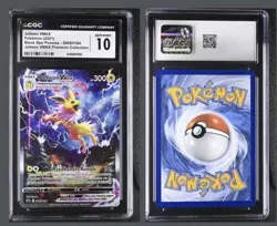 Pokemon Jolteon VMAX TCG Card SWSH184 Premium Collection CGC 10 - Image 1