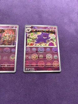 Gastly Haunter Gengar SVA2 Korean Holo Pokeball Pokemon Cards Lot Set - Image 4