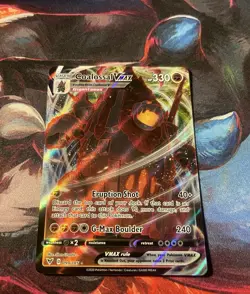 Pokemon TCG Coalossal VMAX Holo Ultra Rare Card Vivid Voltage 099/185 - Image 1