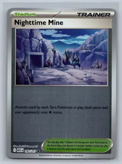 Nighttime Mine 197/217 Uncommon Ascended Heroes Pokemon Card Reverse Holo NM - Image 1