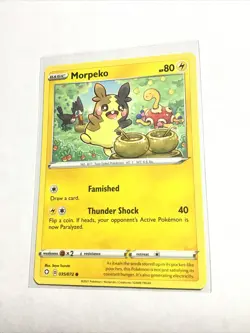 MORPEKO - 035/072 - Shining Fates - Pokemon Card - NM - Image 1
