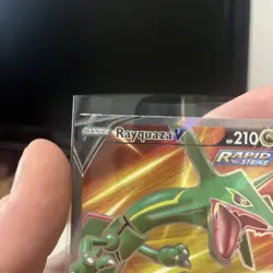 Rayquaza V 193/203 Full Art Ultra Rare Evolving Skies Pokemon Trading Card - Image 2