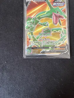 Pokemon TCG Rayquaza v Evolving Skies Full Art Ultra Rare Card 193/203 NM - Image 3